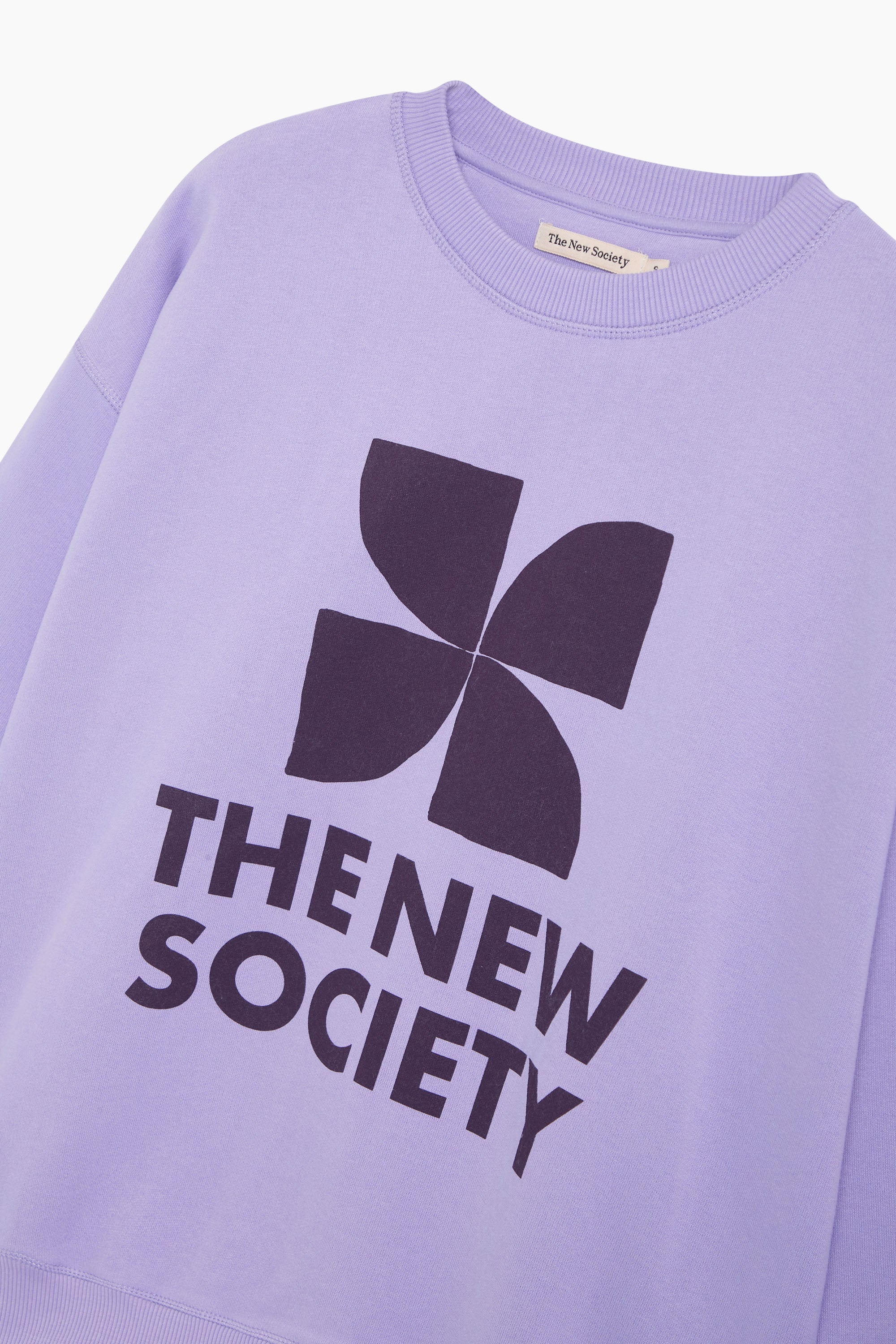 TNS Logo Woman Sweatshirt Violet Tulip