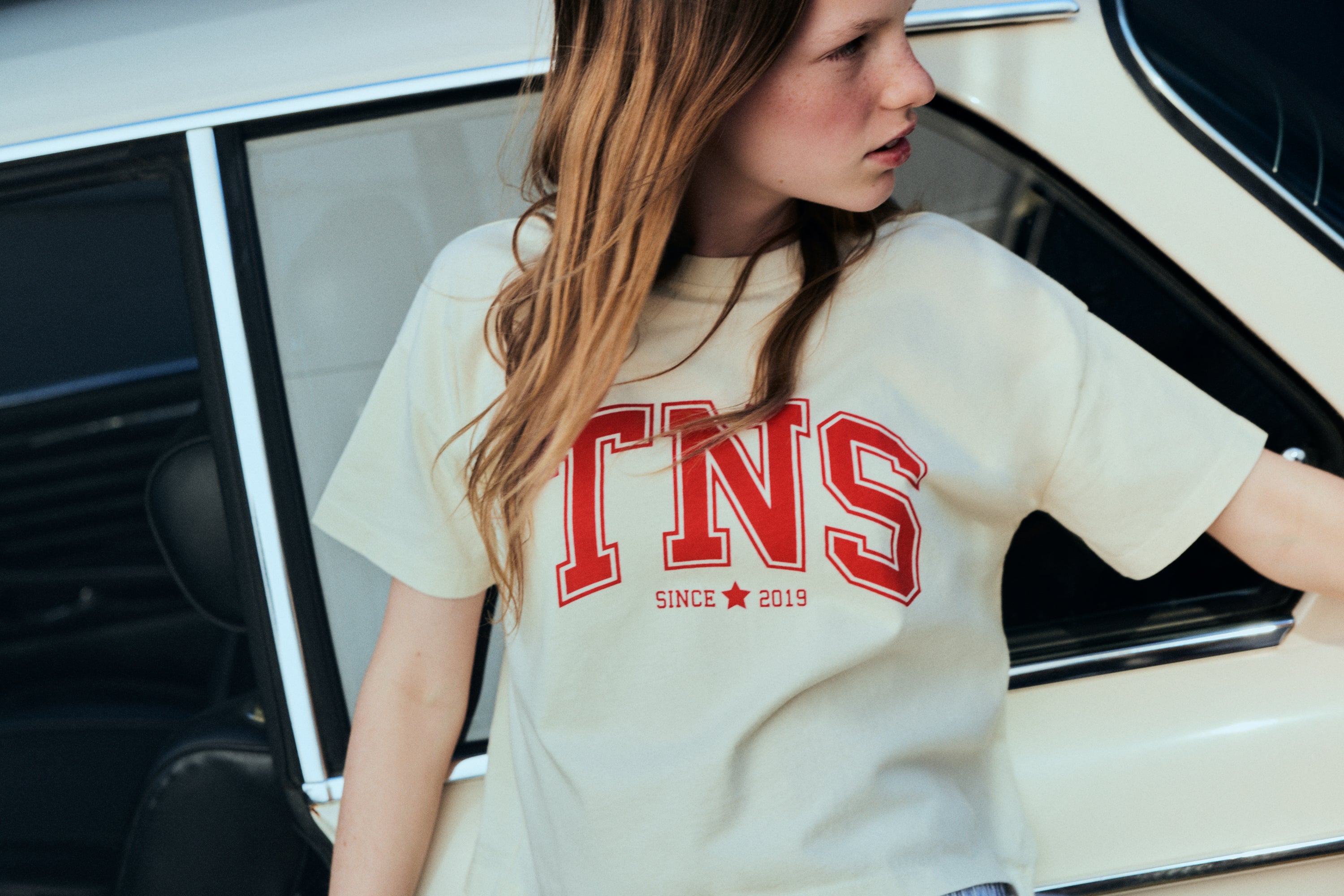 Crop t-shirt in soft cotton jersey with a smooth, comfortable finish