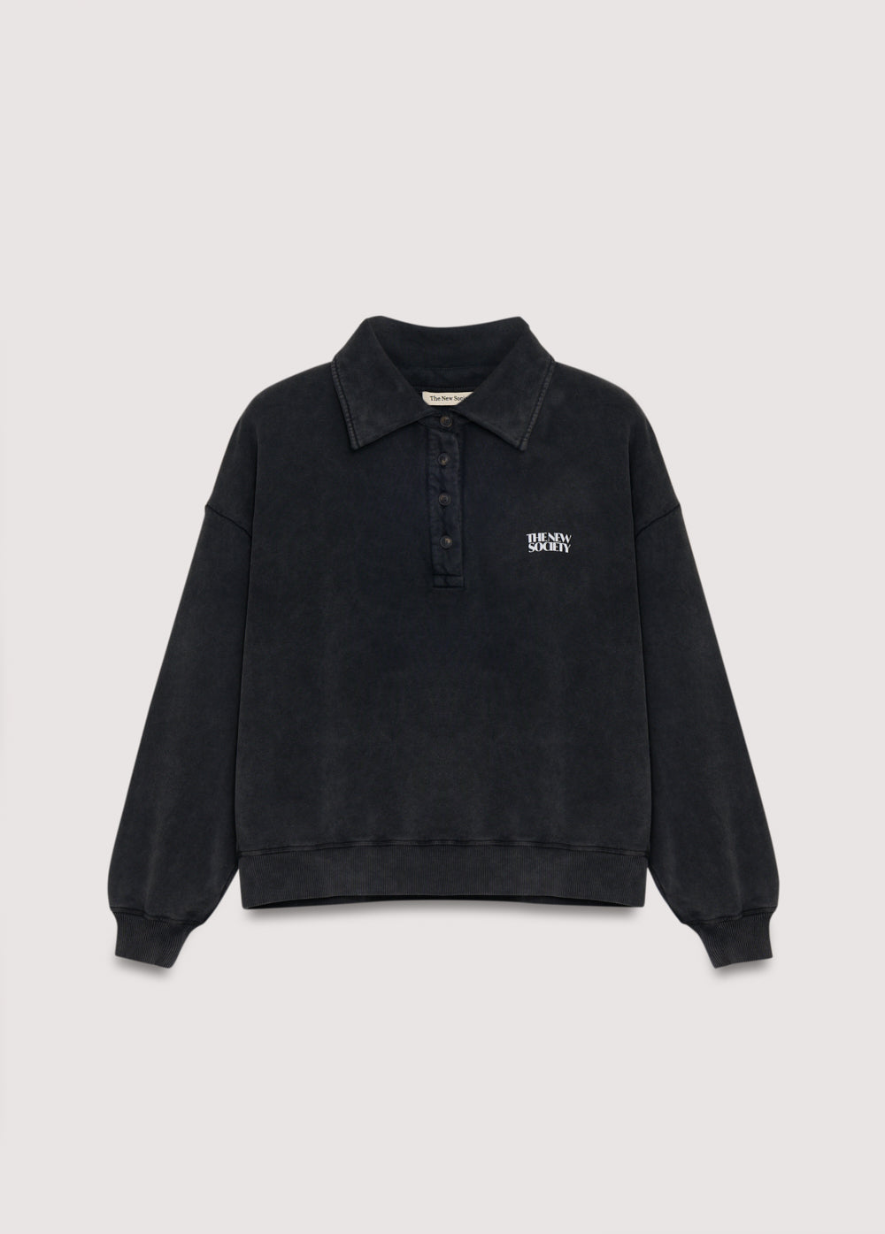 Casual and comfortable, this fleece polo features a soft, cozy feel and a subtle tone-on-tone brand print on the chest for a refined, understated look.