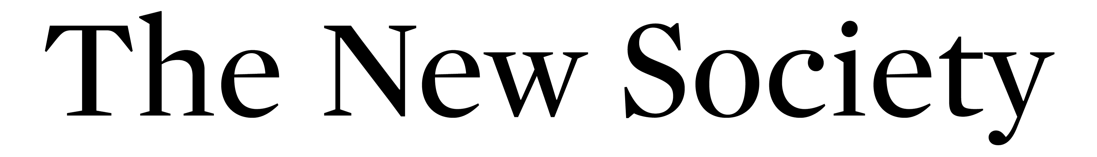 The New Society logo representing a timeless, conscious, and emotional approach to fashion