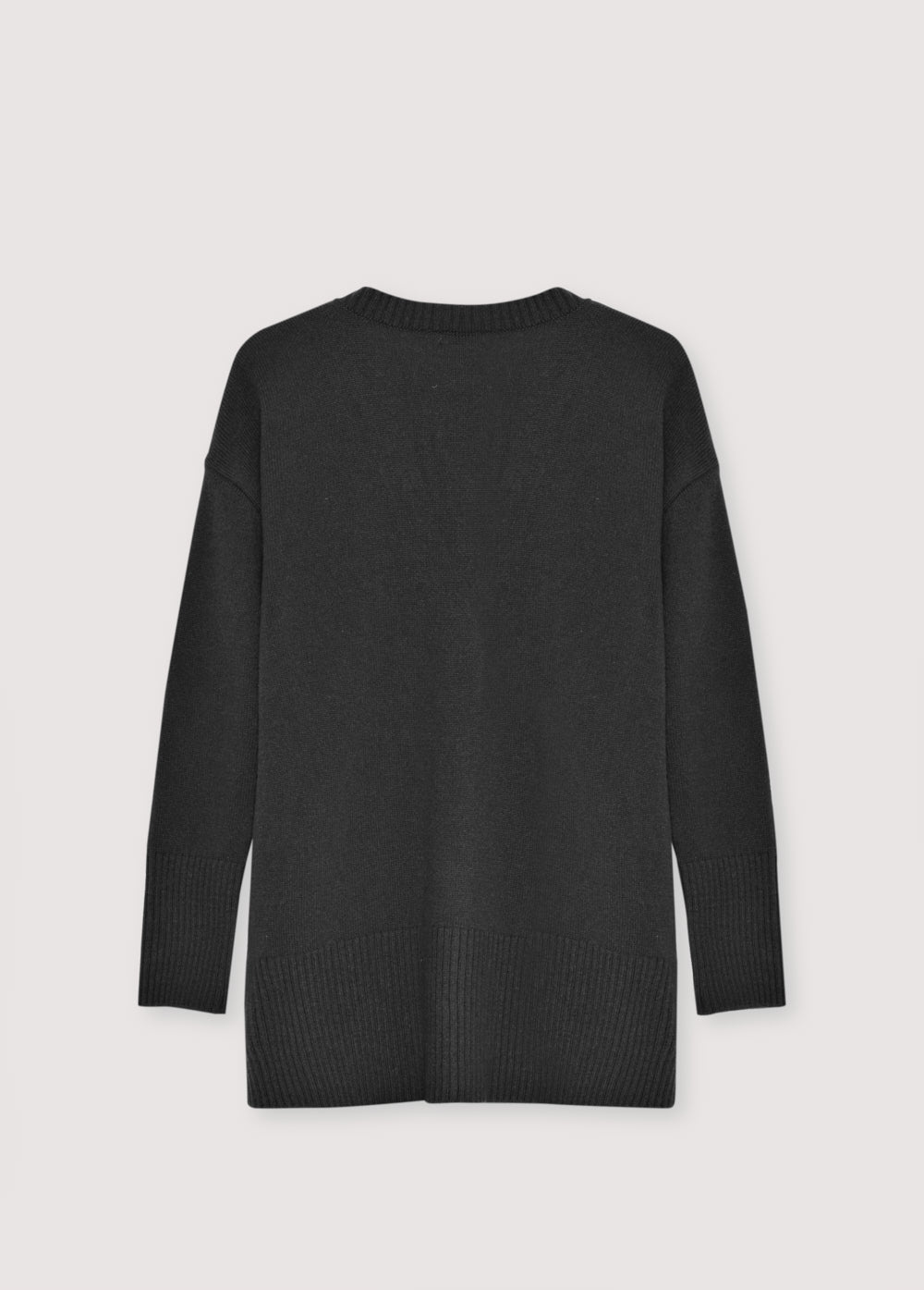 Cardigan oversize en maille cachemire avec boutons ton sur ton.