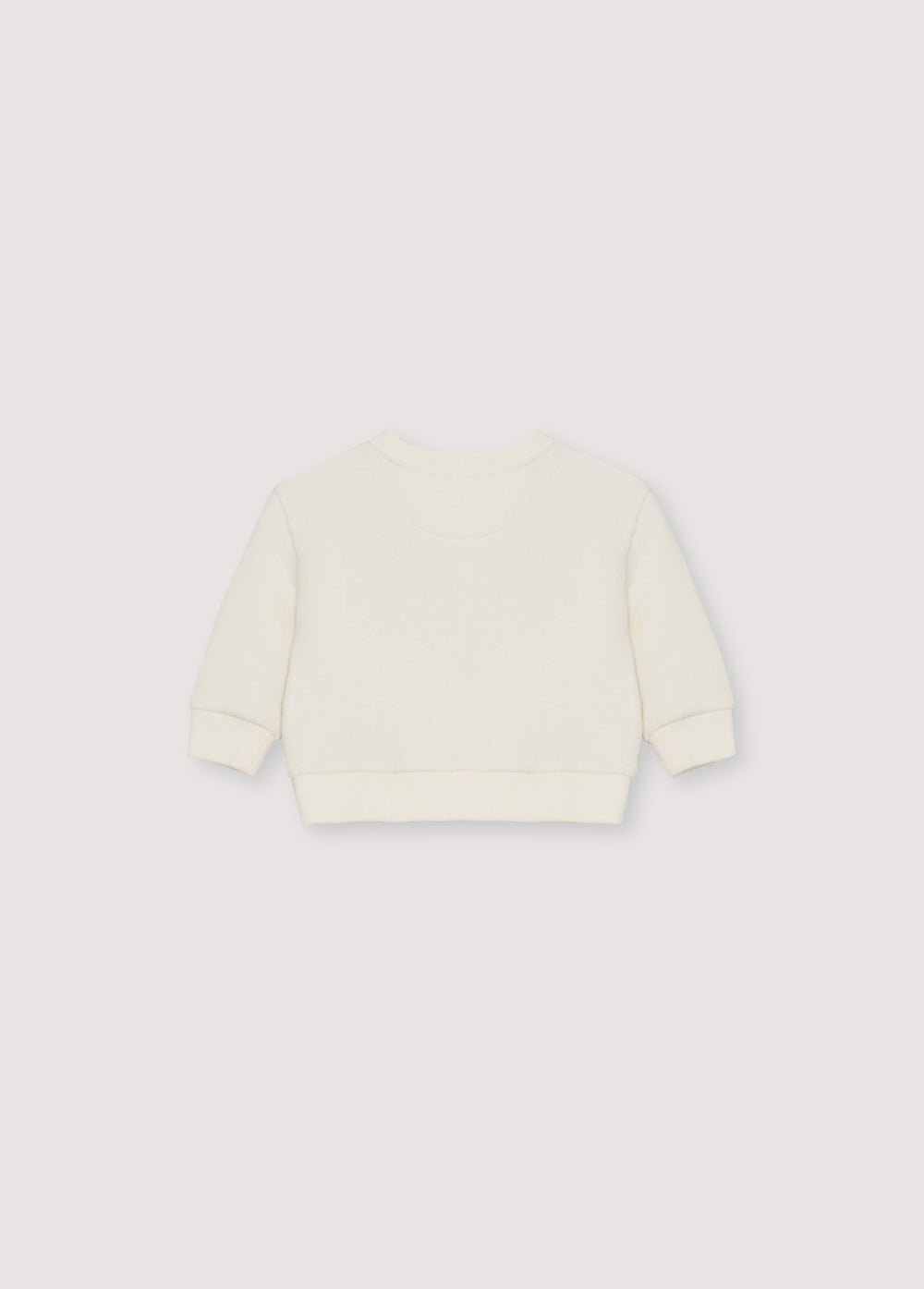 Sweat-shirt en molleton de coton et élasthanne avec imprimé de la marque multicolore sur le devant. Il s'ouvre à l'épaule par des boutons pression ton sur ton. Brossé à l'intérieur et à l'extérieur.