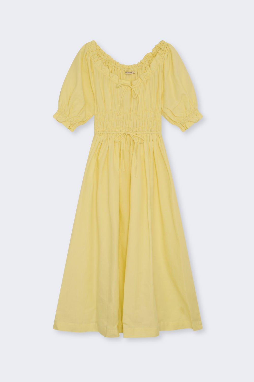 Amaryllis Woman Dress Soft Lemon_SamplingDress