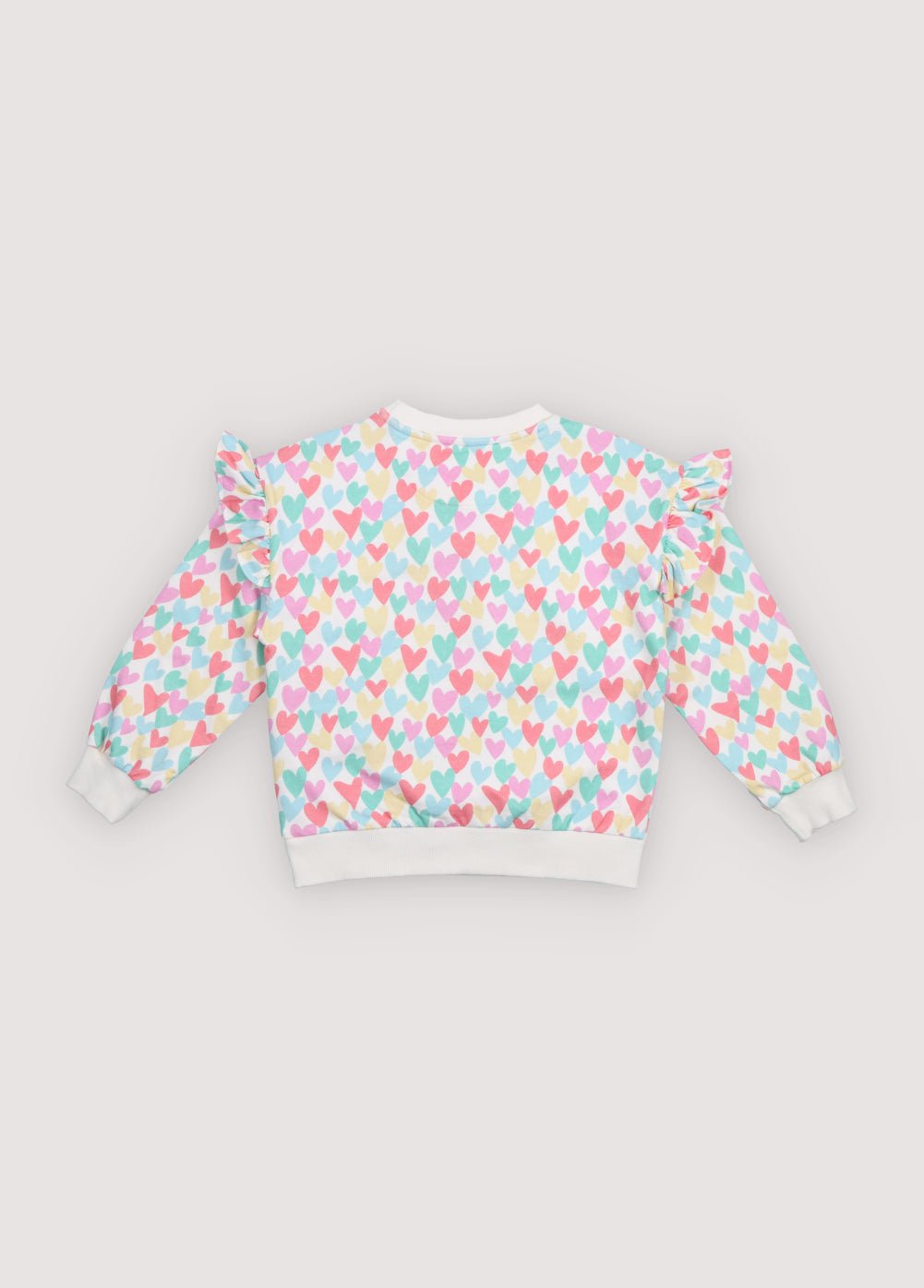 Sweat Anis Imprimé Coeurs