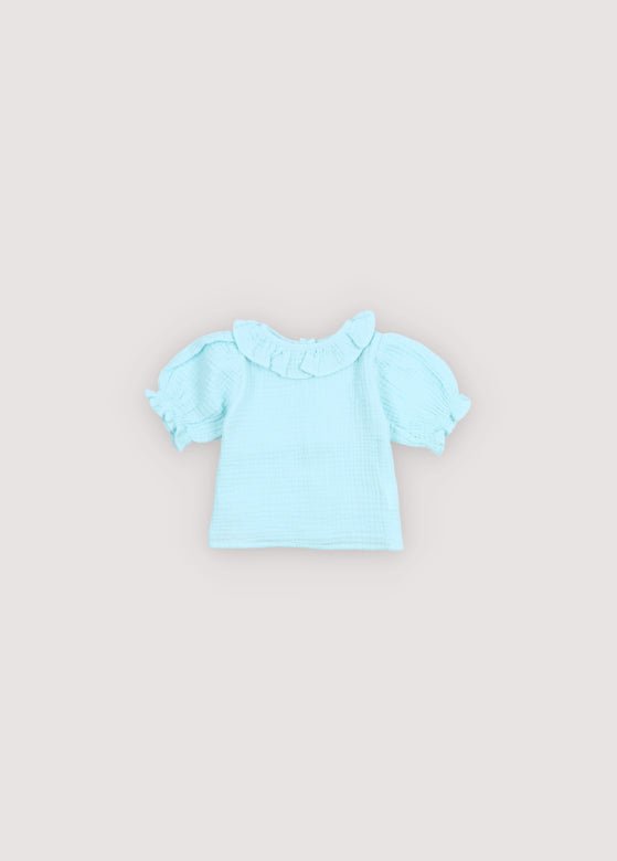 Campanilla Baby Blouse Blue Glow_SamplingBlouse