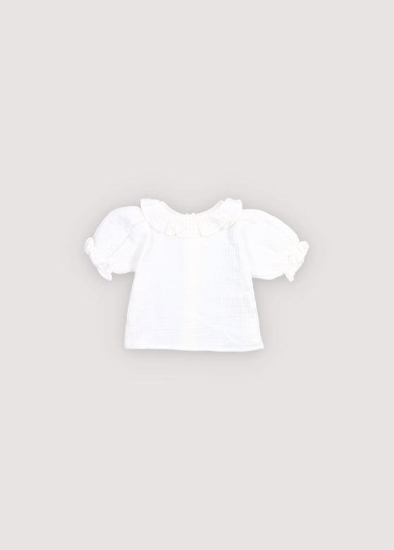 Campanilla Baby Blouse Pure Cloud_SamplingBlouse