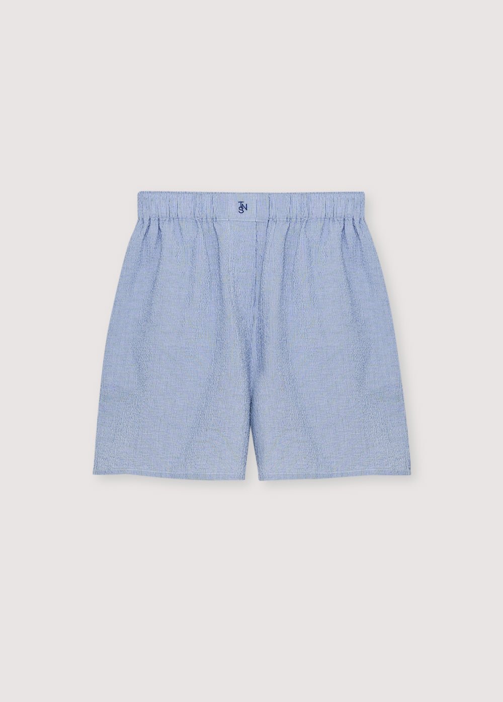 Cloe Woman Short Summer Midnight Pinstripes