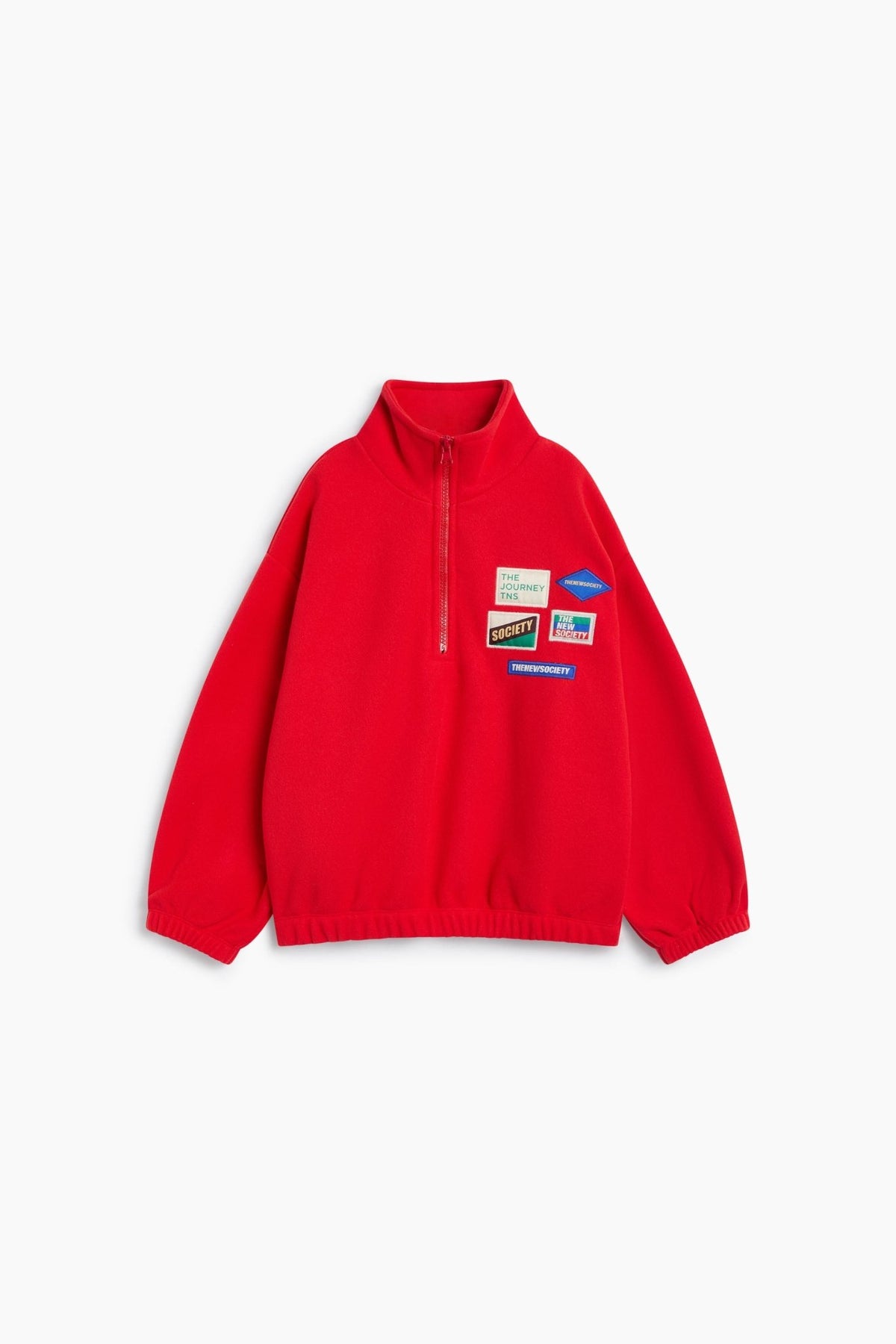 Sudadera Polar Cloudy Rojo Chino