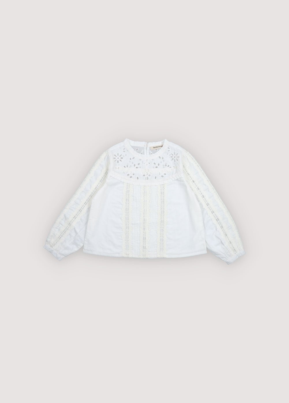 Dahlia Blouse Moonlight White_Sampling