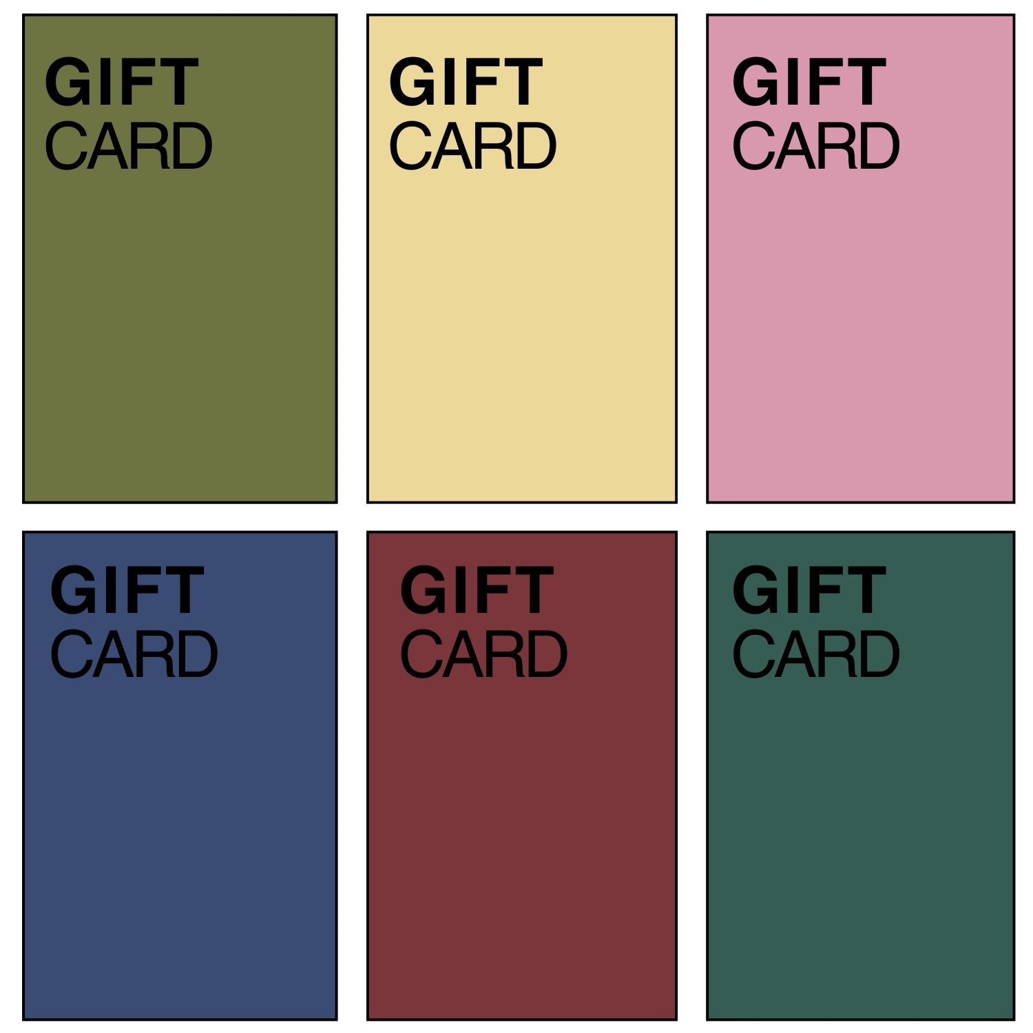 E - Gift Card