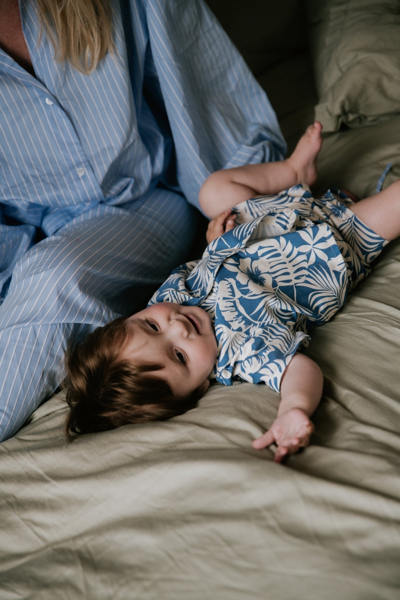 Garden Baby Shirt Tropical Print