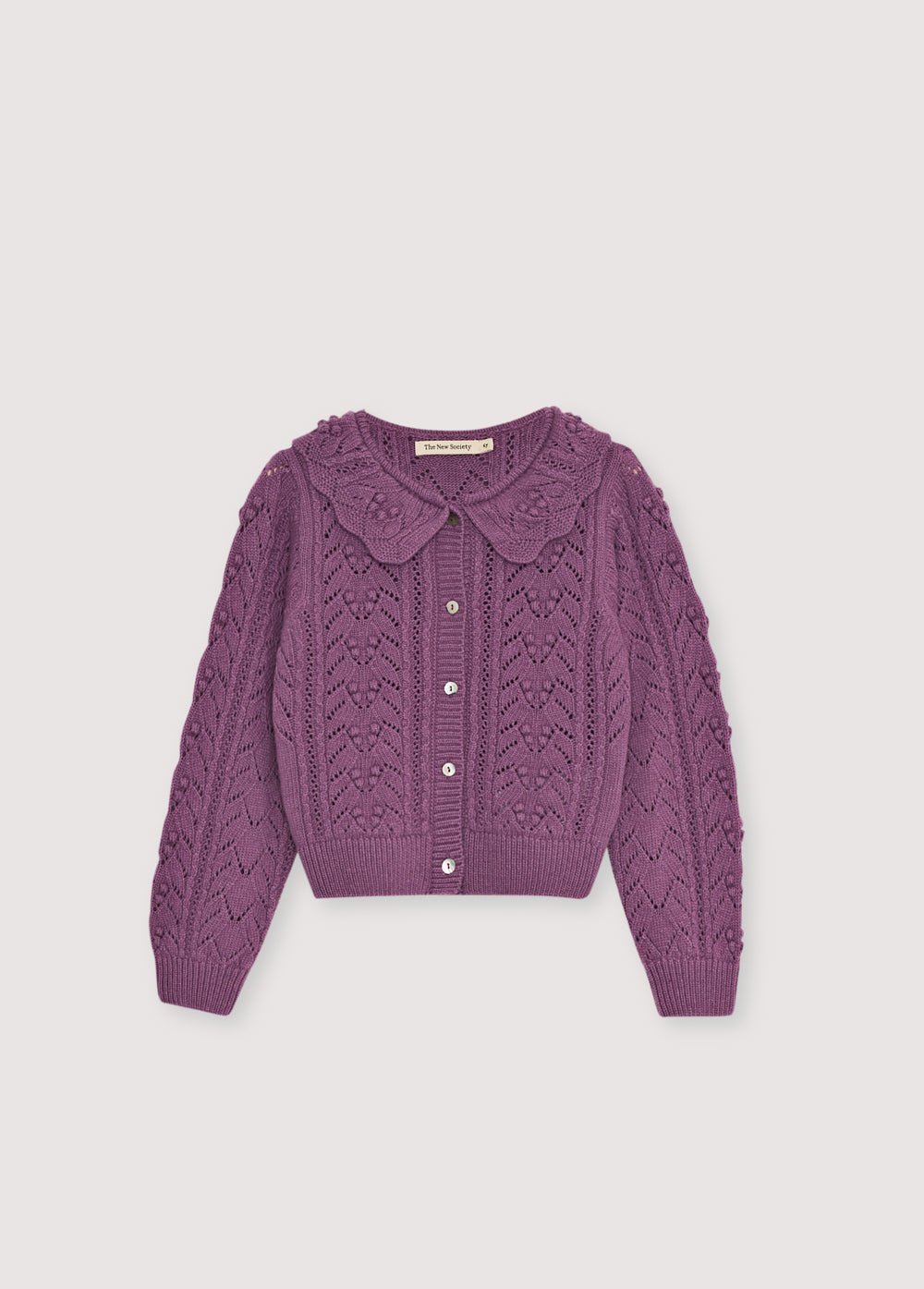 Lila Cardigan Grape Bliss_Sampling