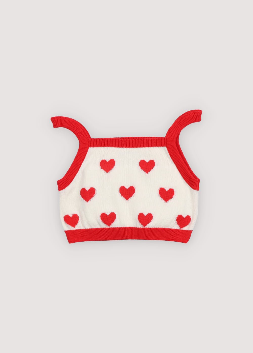 Maqui Top Hearts Jacquard