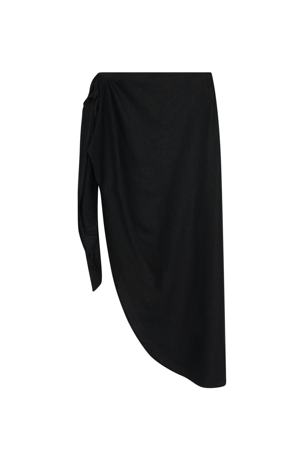 Melissa Woman Wrap Skirt Midnight Black_Samplingskirt