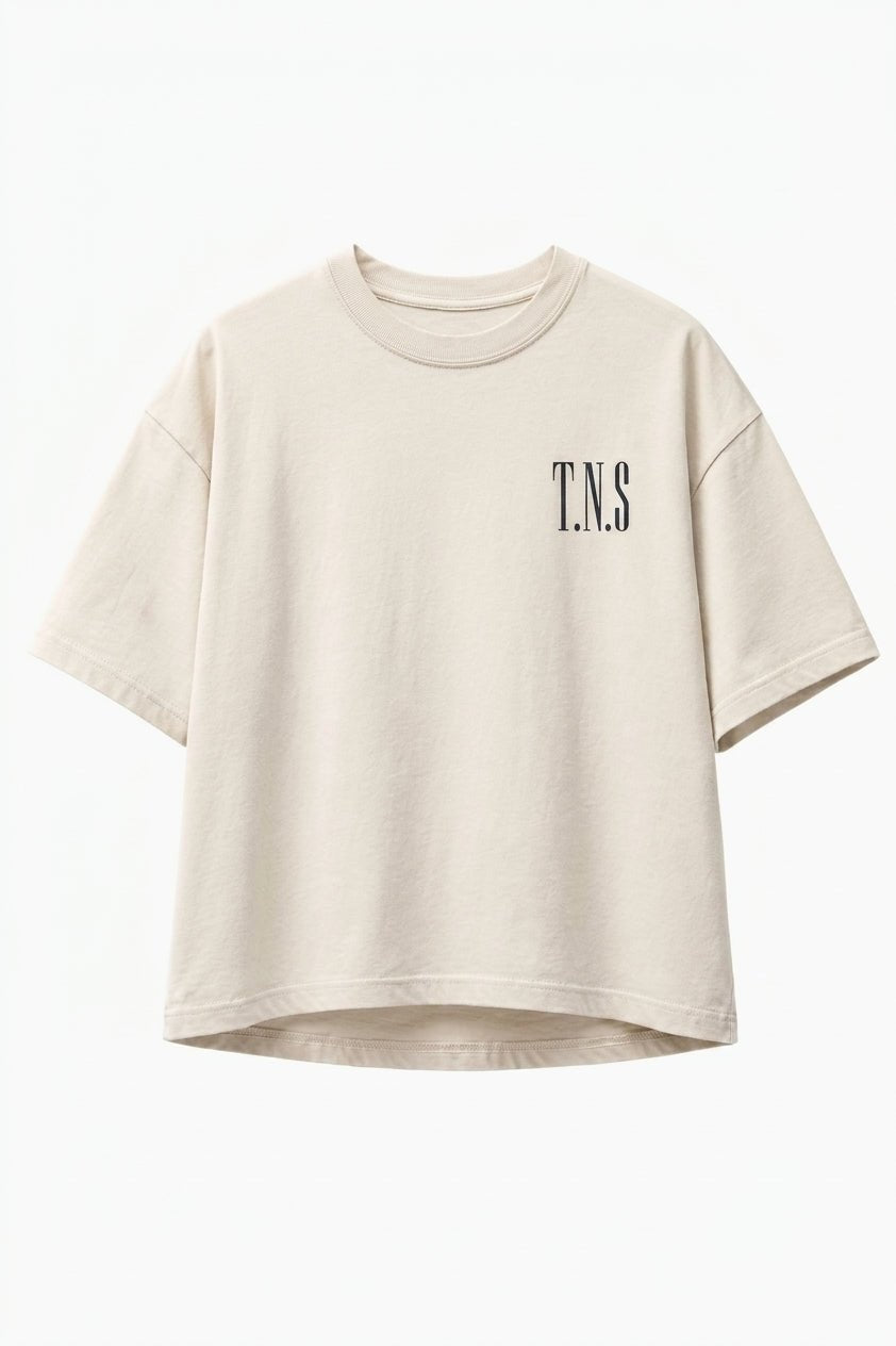 Mochi Teen T-Shirt Black Iris EmbroideryT-shirt