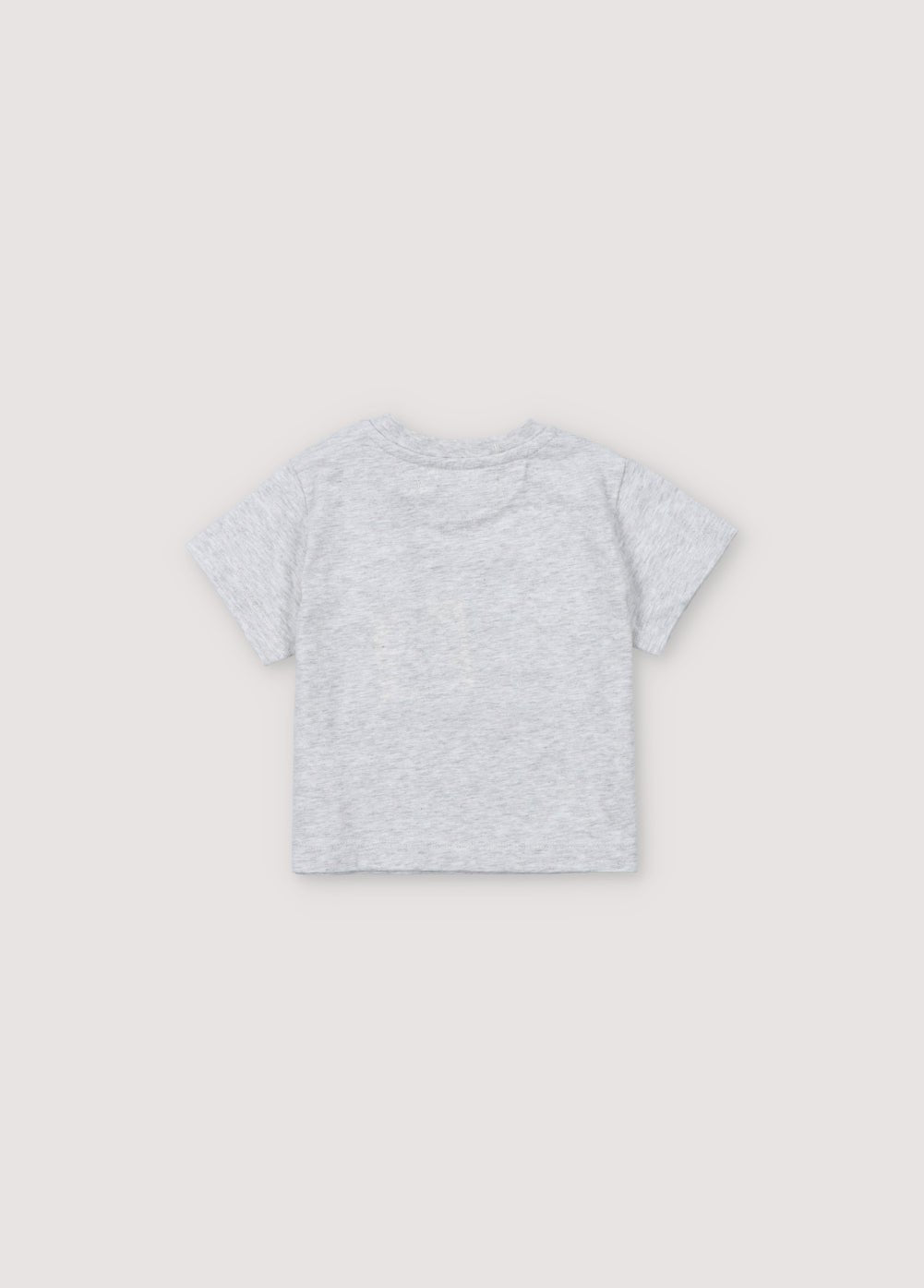 T-shirt à manches courtes et épaules tombantes avec logo coloré sur le devant et ouverture d'épaule par boutons-pression ton sur ton. Collection Printemps Été. The New Society.