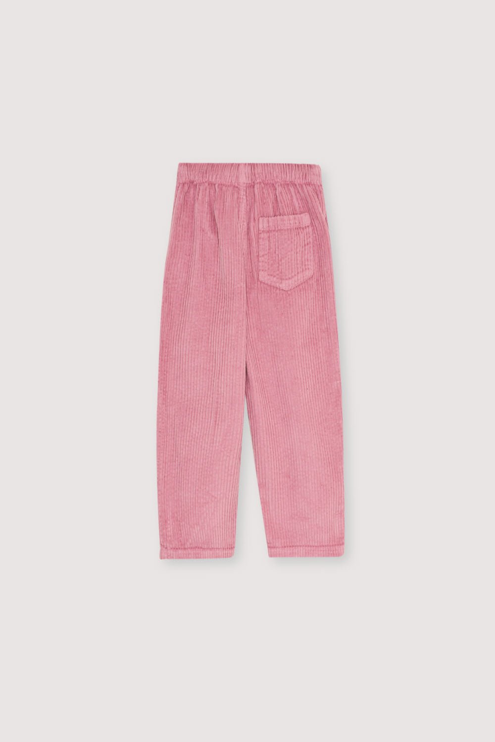 Klassische, gerade geschnittene Cordhose in einem sanften Dream Blush-Ton, entworfen für Komfort und Bewegungsfreiheit.