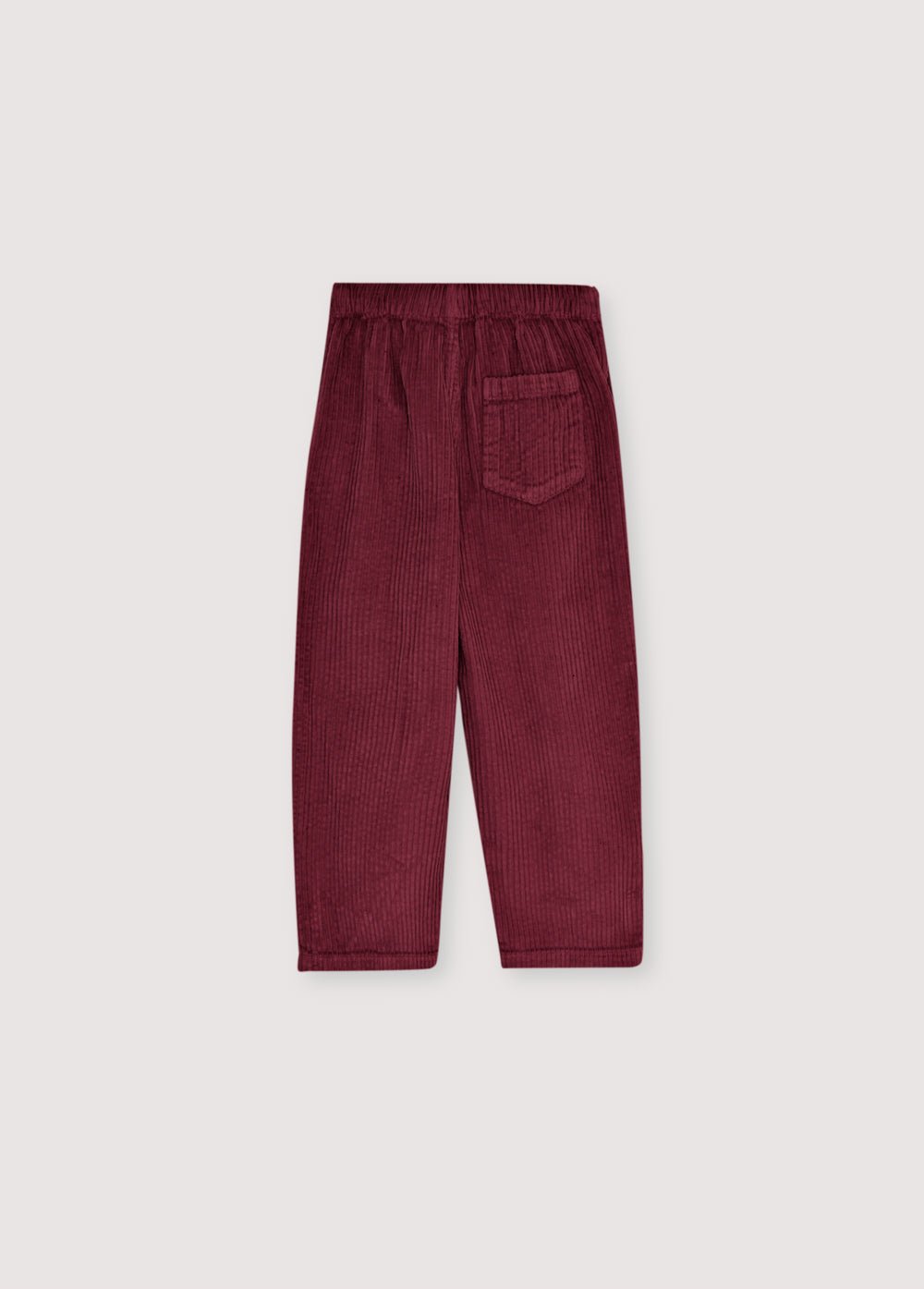 Our classic corduroy pants with a straight fit and an adjustable waistband with a tone-on-tone drawstring.