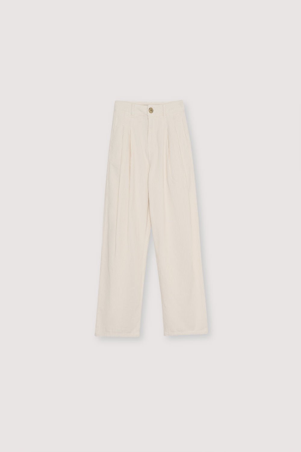 Our classic wide-leg corduroy pant with front double-pleat detailing.