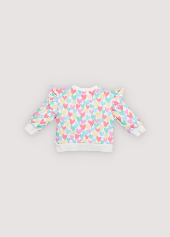 Anis Baby Sweatshirt Hearts Print_Sampling