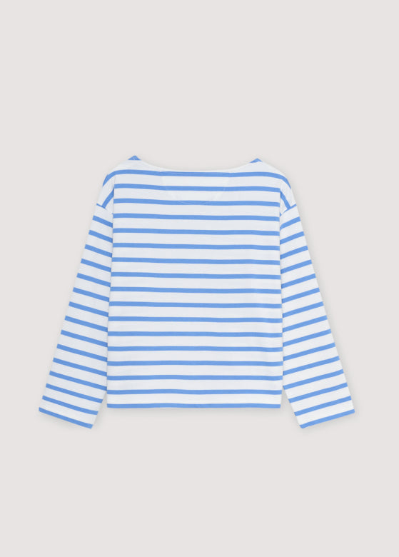 Burnet Teen T-Shirt Vista Blue Jersey Stripes_Sampling