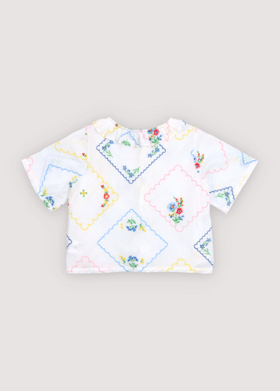 Jacinthe Blouse Multicolor Embroidery_Sampling