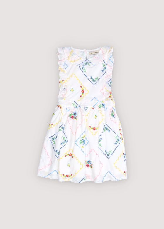 Jacinthe Dress Multicolor Embroidery_Sampling