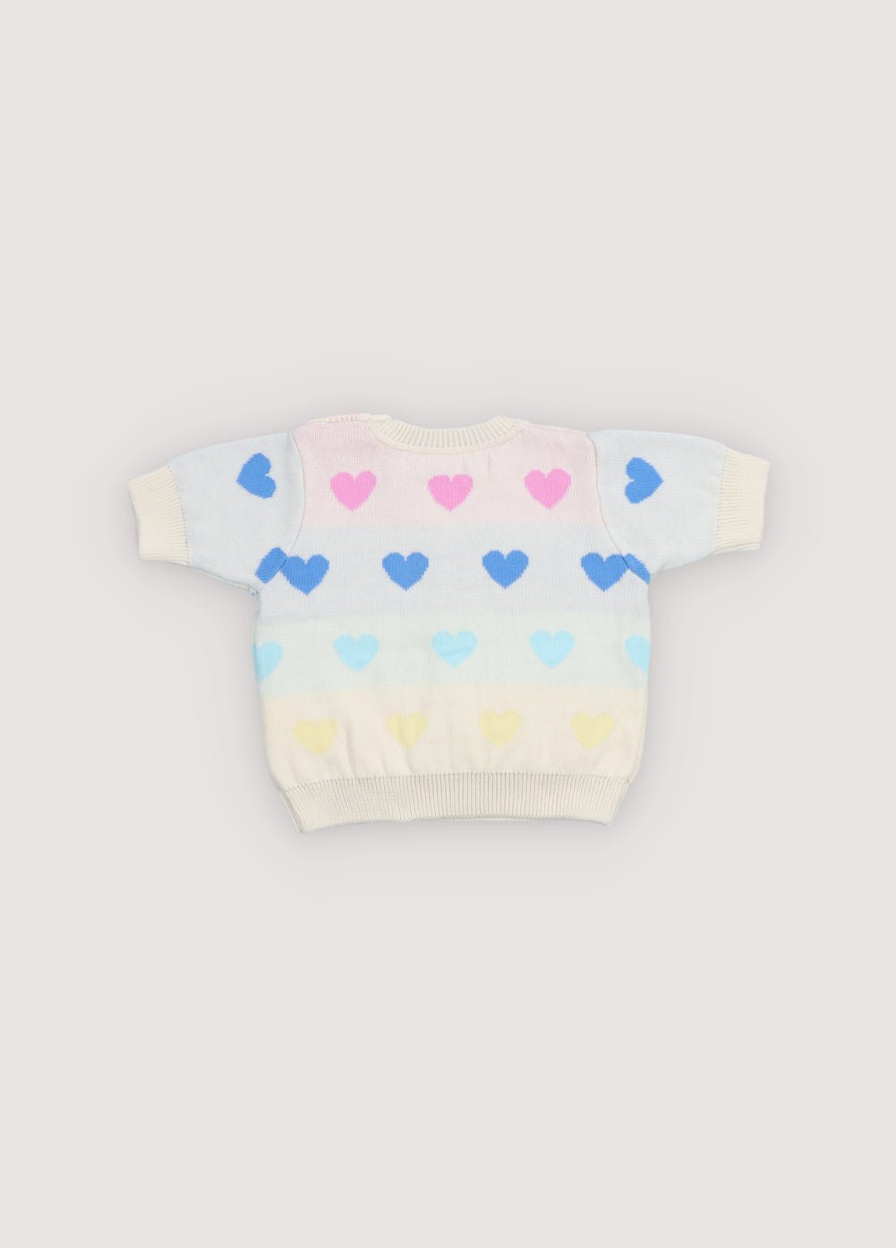 Pinpilin Babypullover Mehrfarbige Herzen