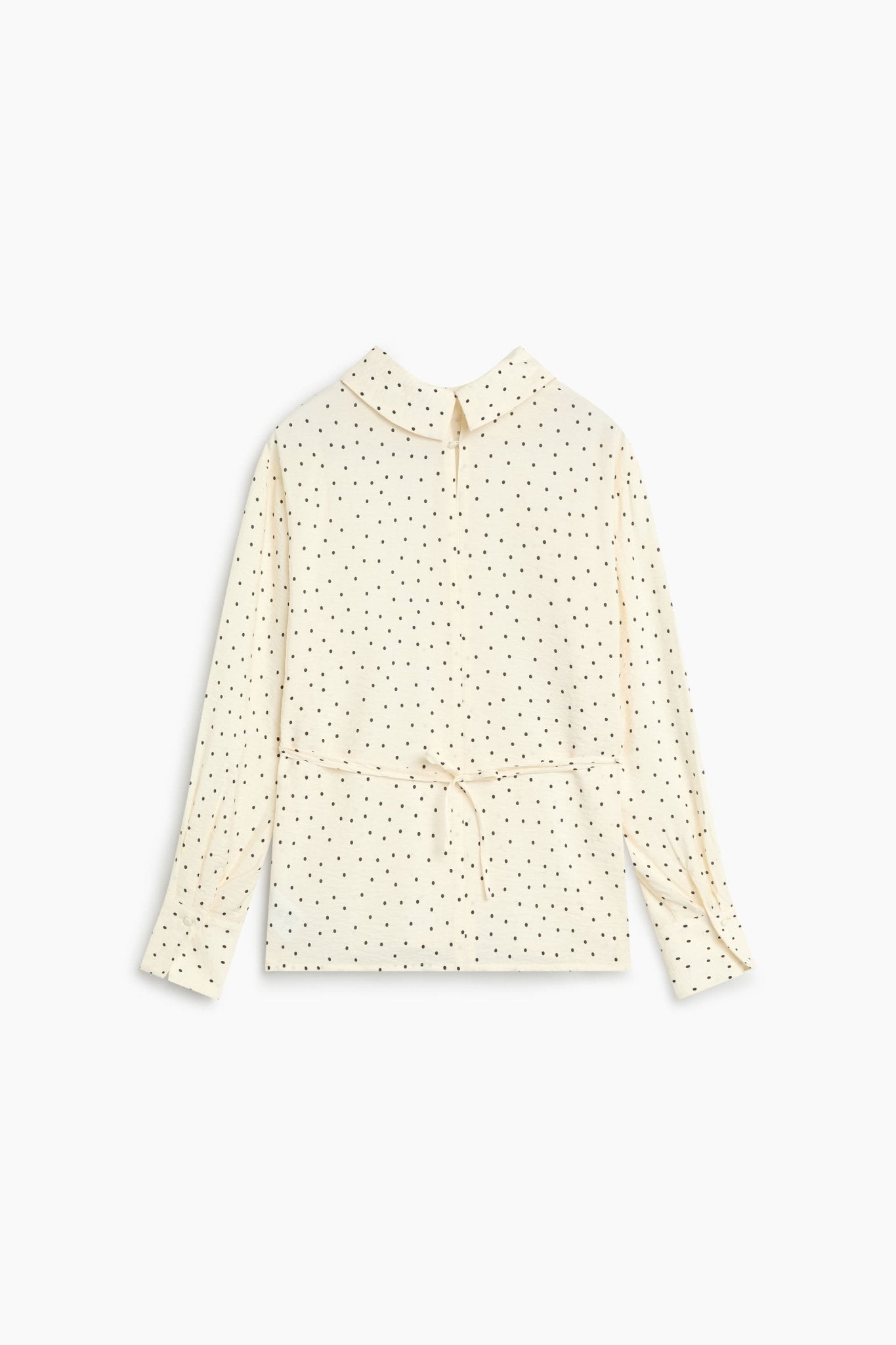Gepunktete Damenbluse