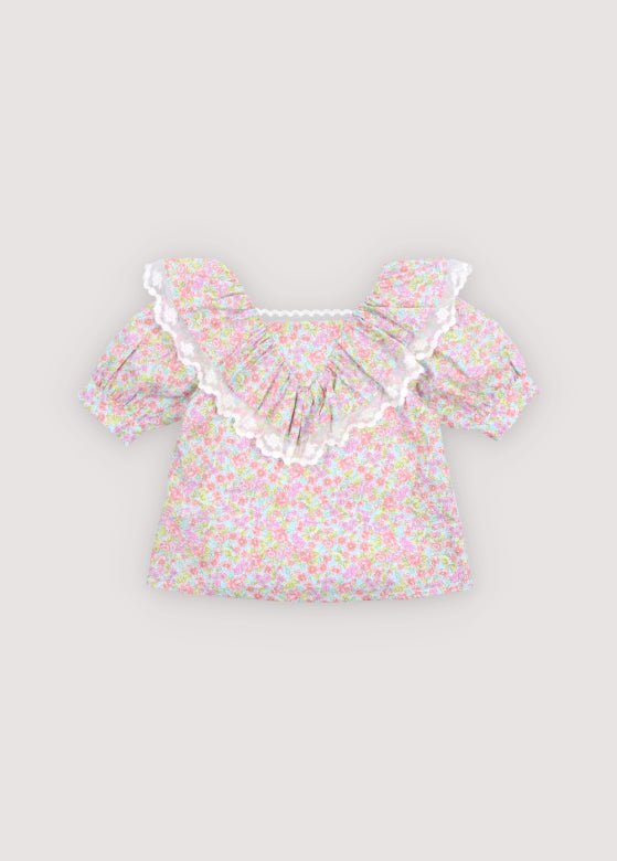 Rose Blouse Rose Print_SamplingBlouse