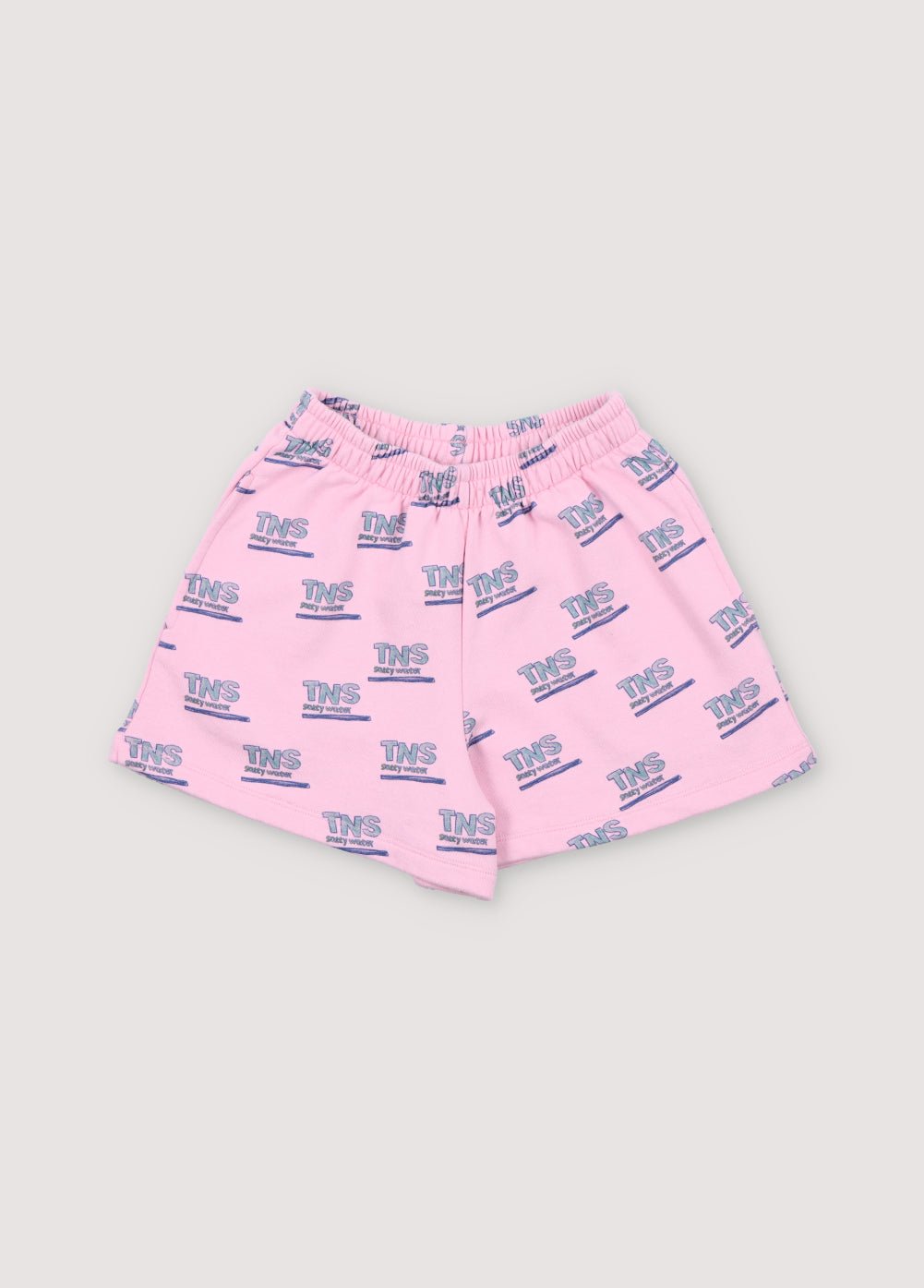 Shorts with all-over print and elastic waistband. Perfect to create a total look with the matching sweatshirt. Spring Summer Collection. The New Society.