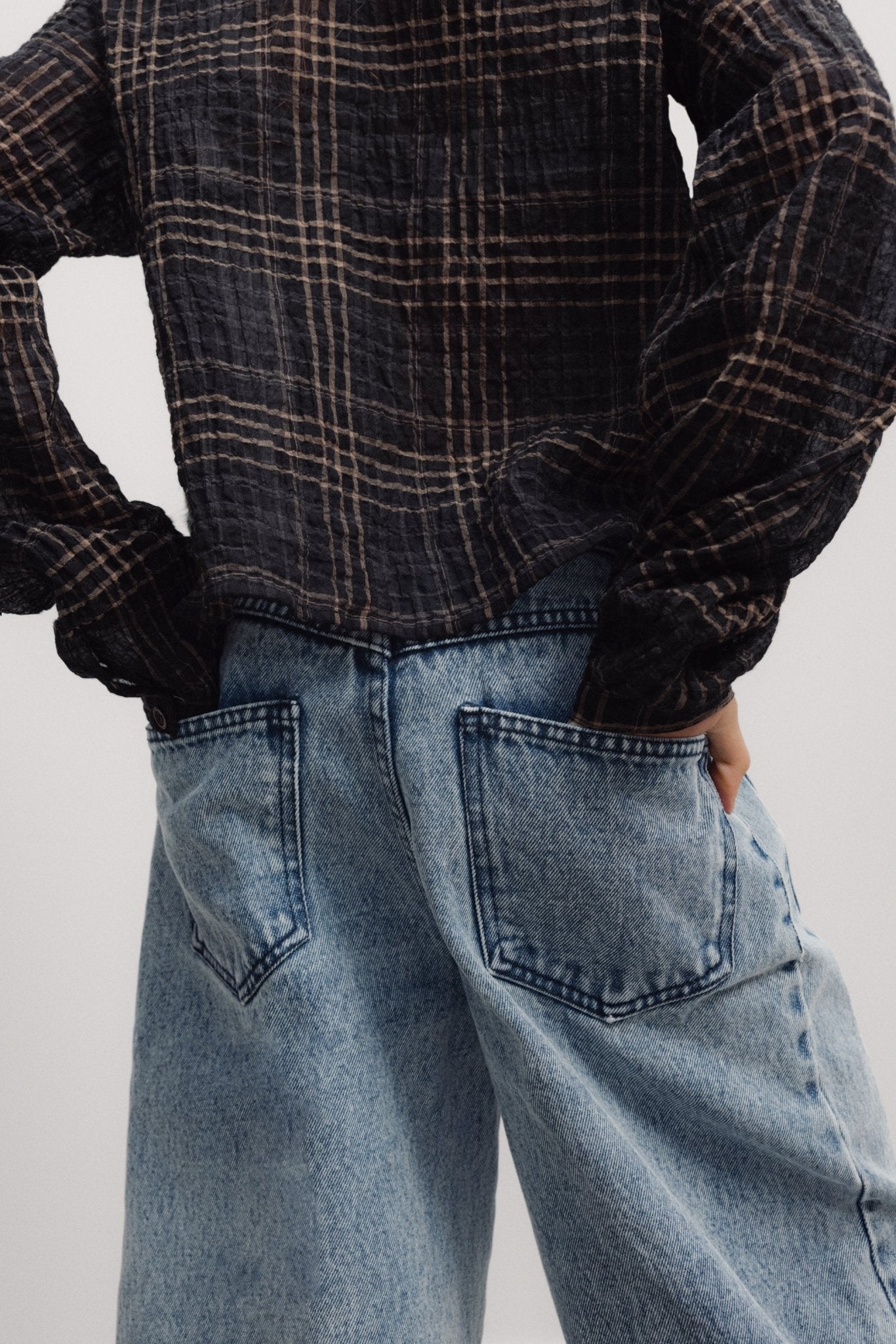 TNS Denim Teen Curved Trouser