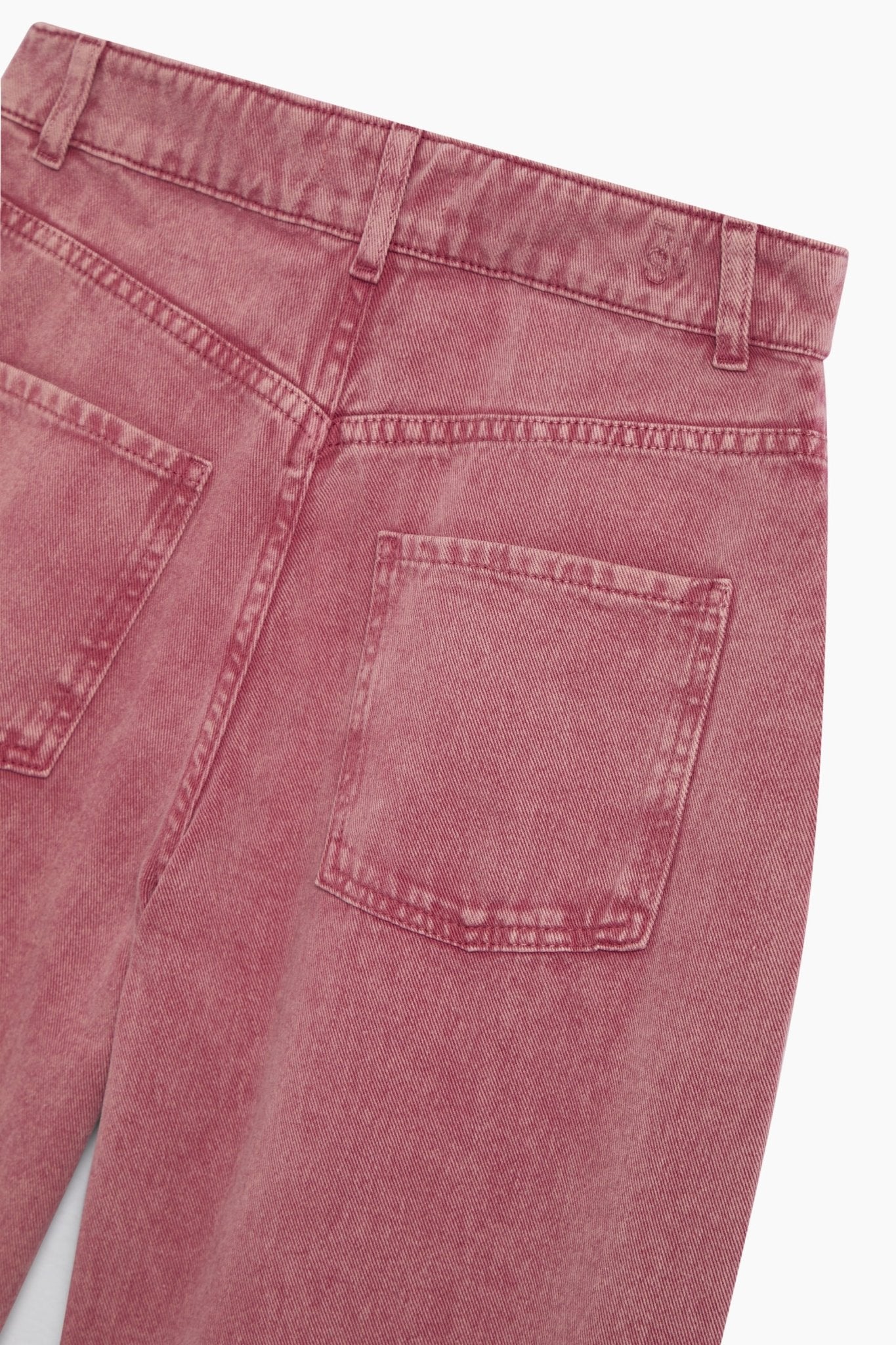 TNS Denim Woman Wide Leg Trouser Rumba Red