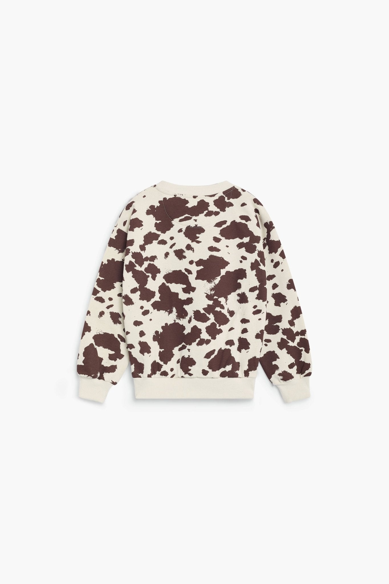 TNS-Logo-Sweatshirt mit Kuh-Print