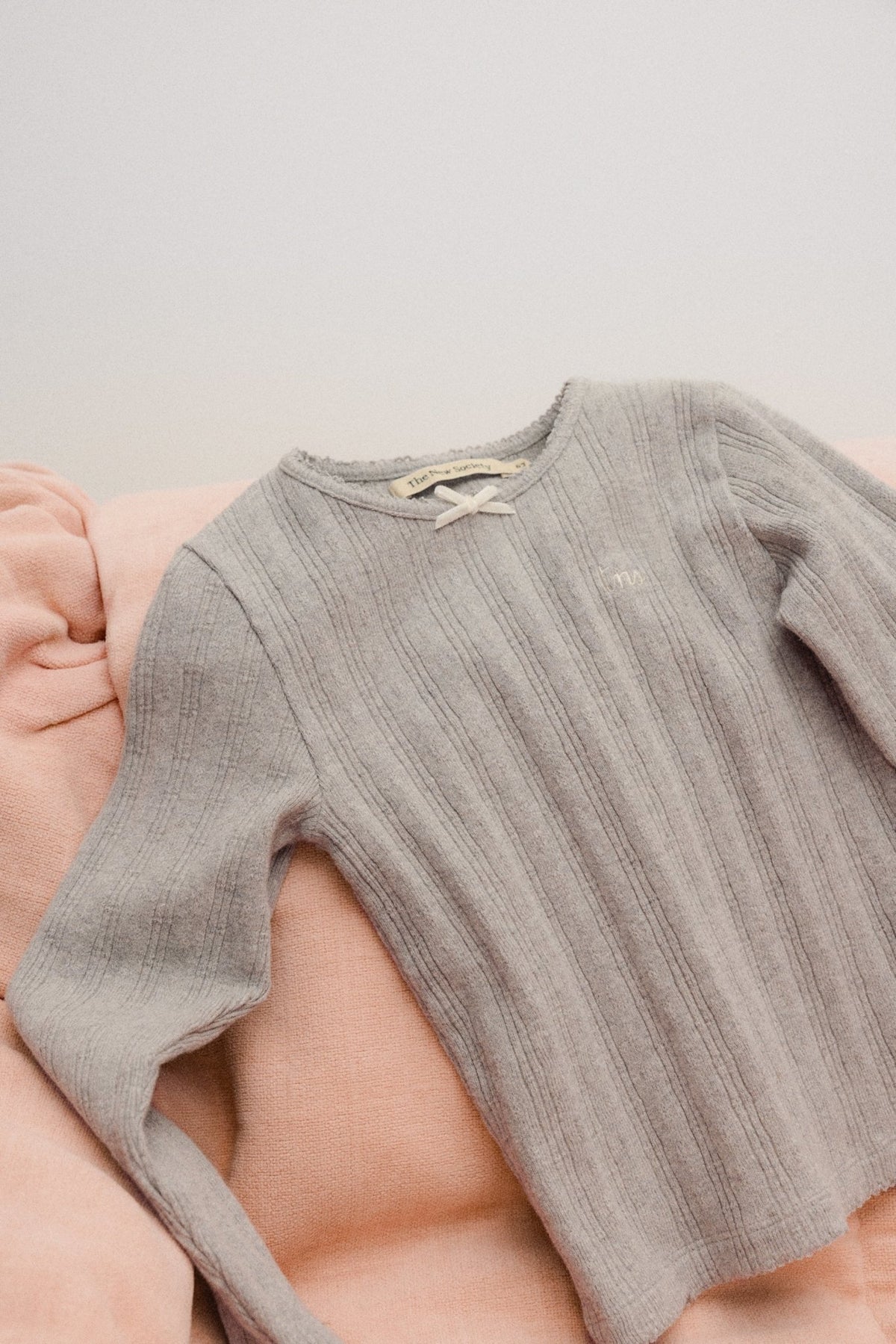TNS Logo Tee Mid Grey MelangeT-shirts