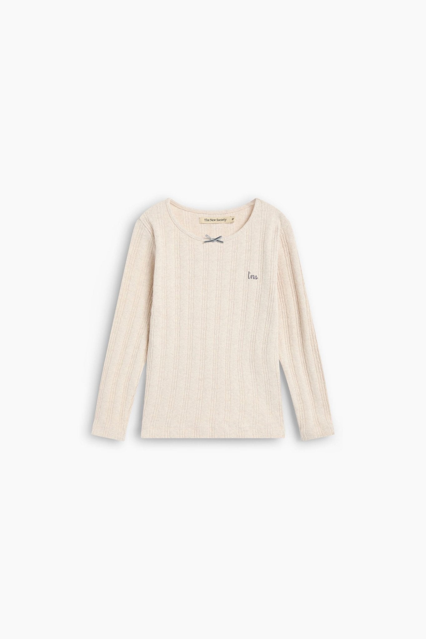 TNS Logo Tee Whisper White Melange
