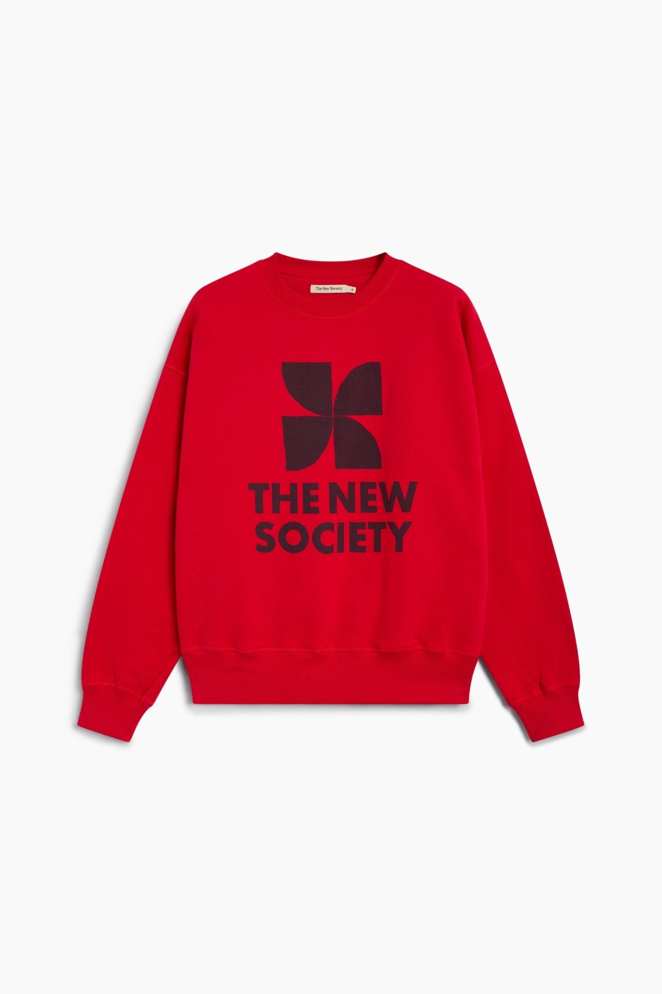 TNS Logo Woman Sweatshirt Chinese Red