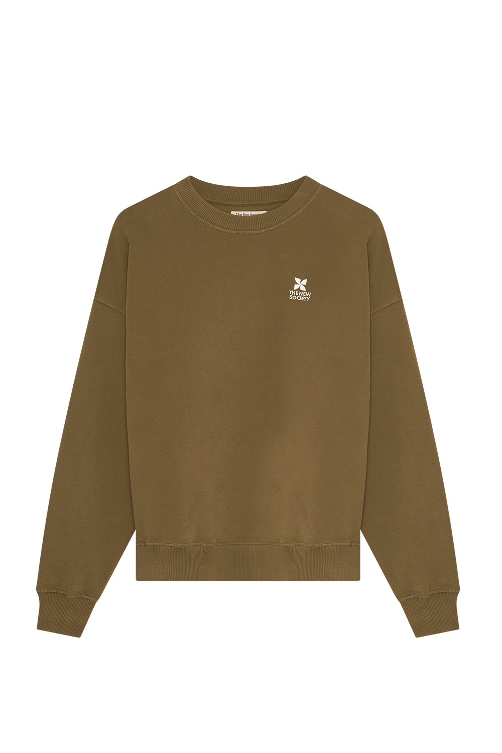 TNS Logo Woman Sweatshirt Group 3 Earthy Olivesweatshirt