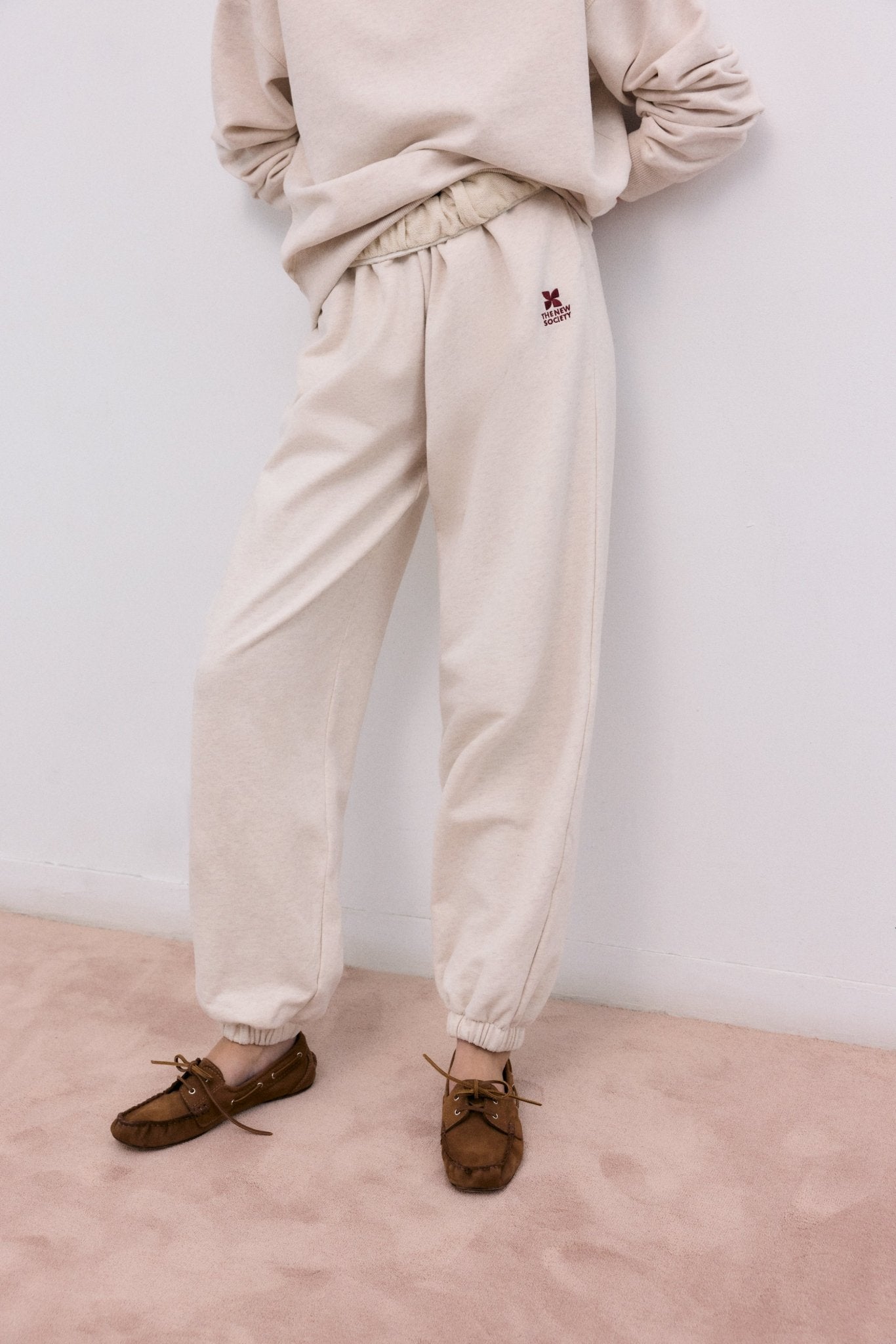 TNS Logo Woman Sweatshirt Group 3 Sand Vigore