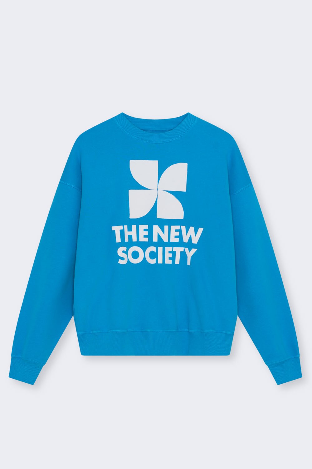 TNS Logo Woman Sweatshirt Pool Blue _SamplingSweaters