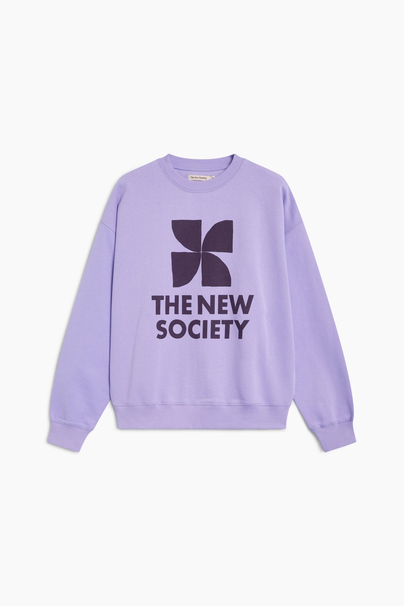 Damen-Sweatshirt mit TNS-Logo, violette Tulpe