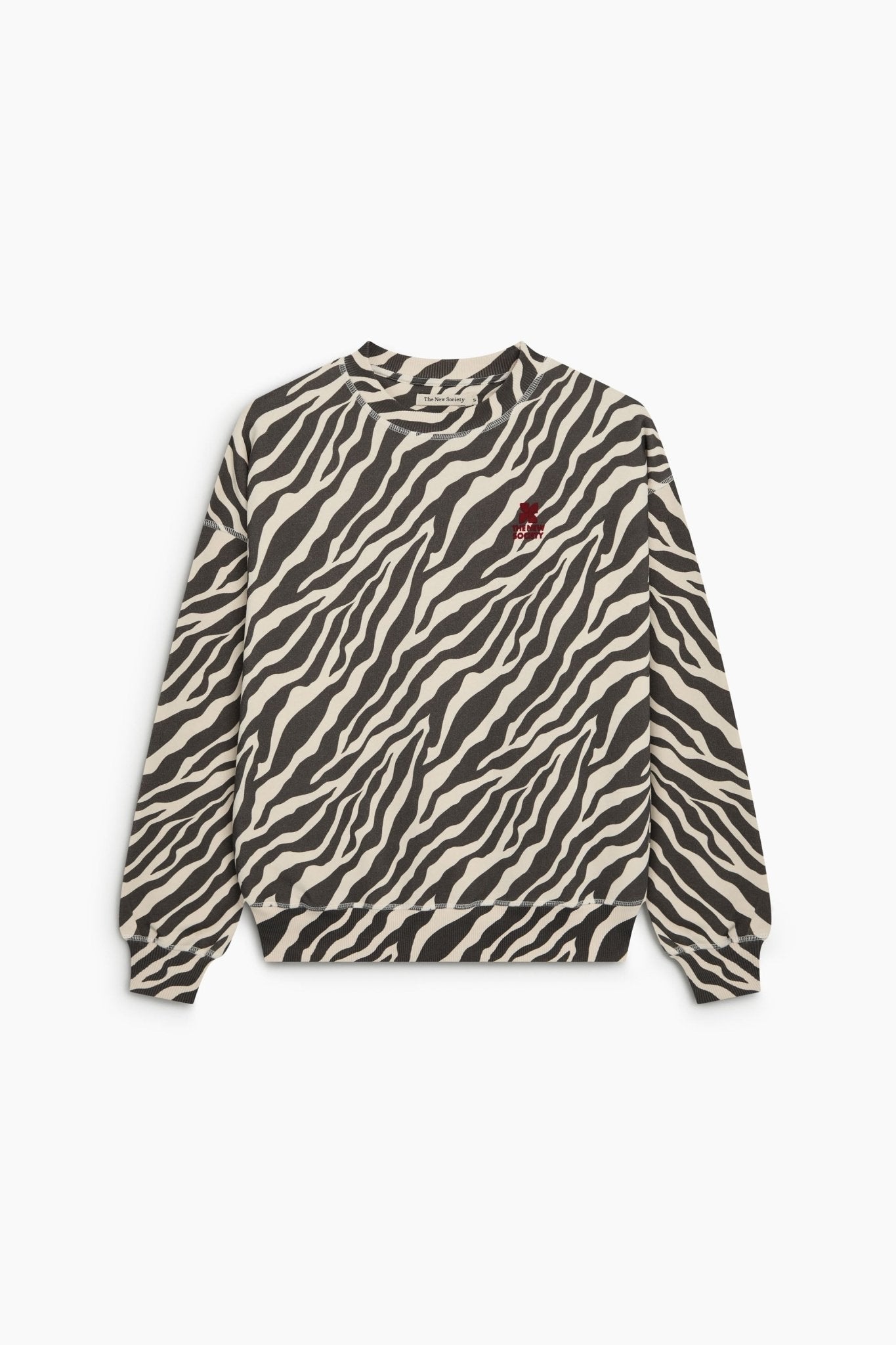 Sudadera Mujer TNS Logo Estampado Cebra