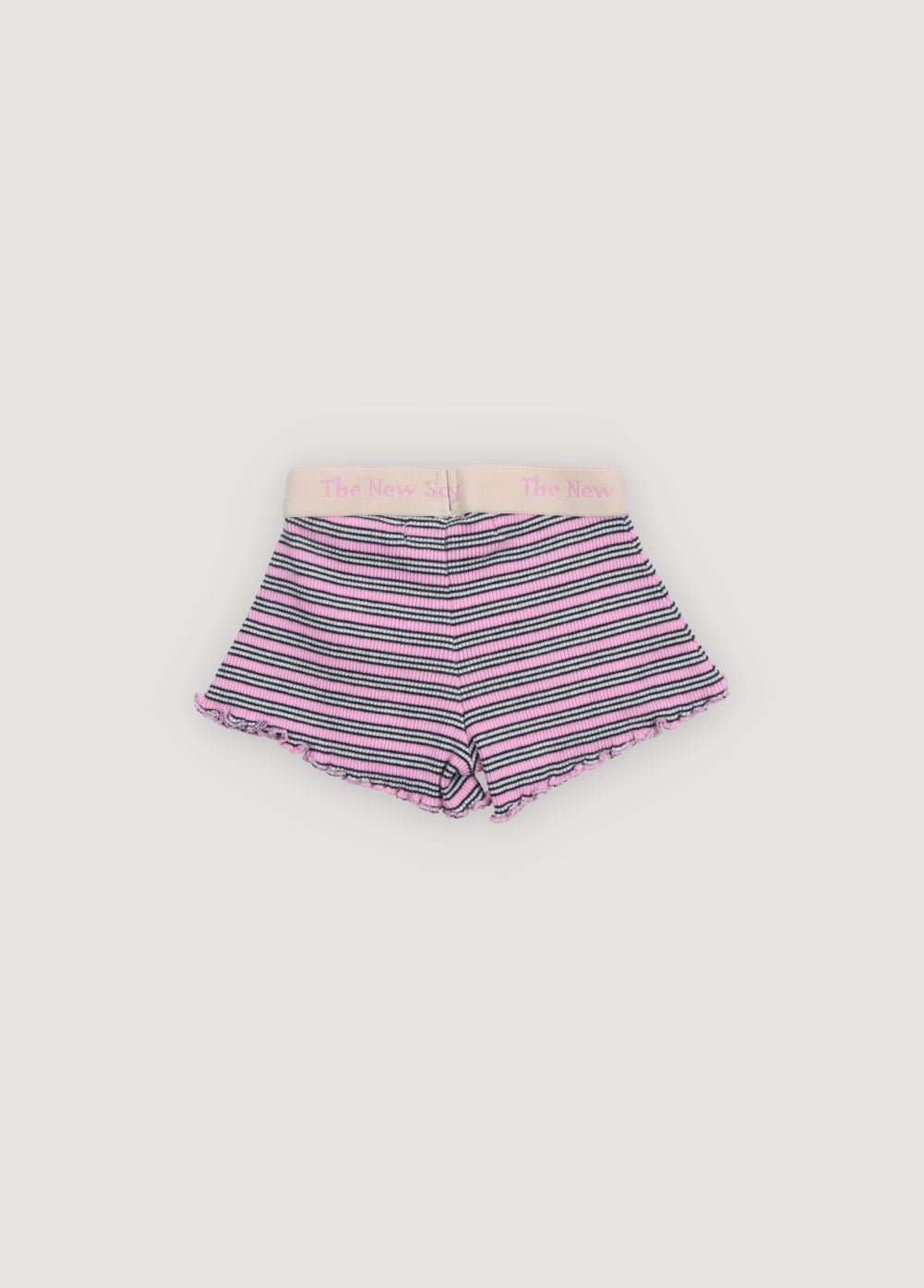 TNS Rib Baby Short Pink Lavander Mini Stripes_Samplingshort
