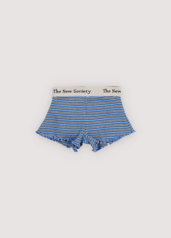 TNS Rib Baby Short Vista Blue Mini Stripes_Samplingshort