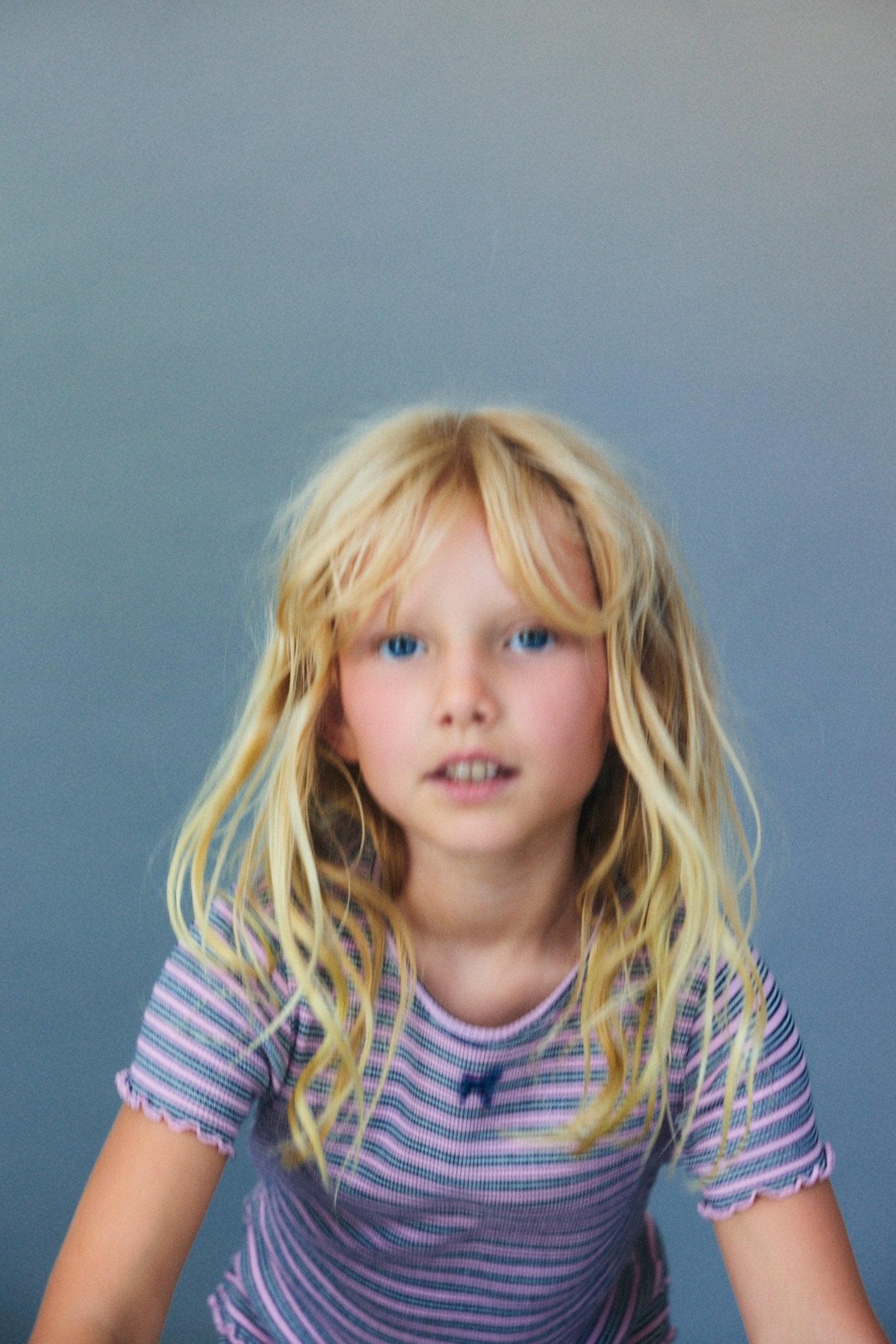 TNS Rib Tee Pink Lavander Mini Stripes