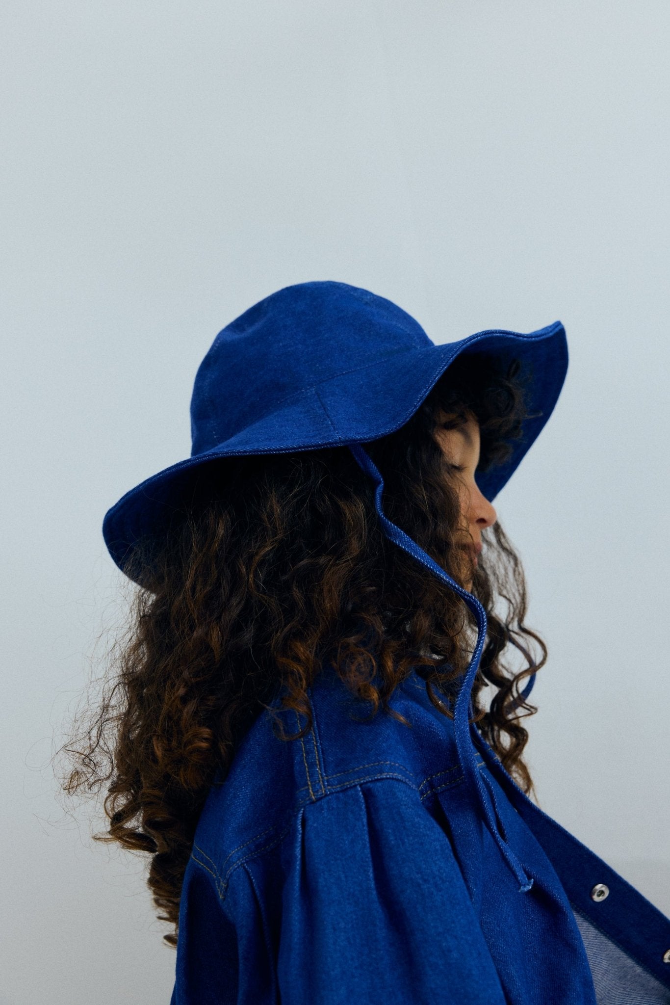 Tulip Hat Blue Denim