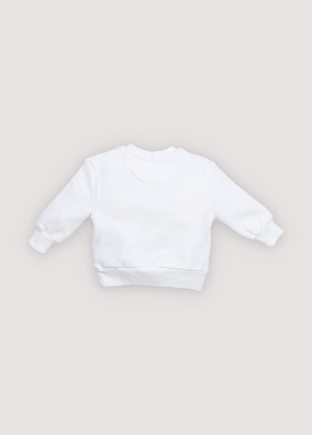 柔らかいコットン エラスタン素材のスウェットシャツ。キルティング技術で楽しくカラフルなブランド プリントが特徴です。