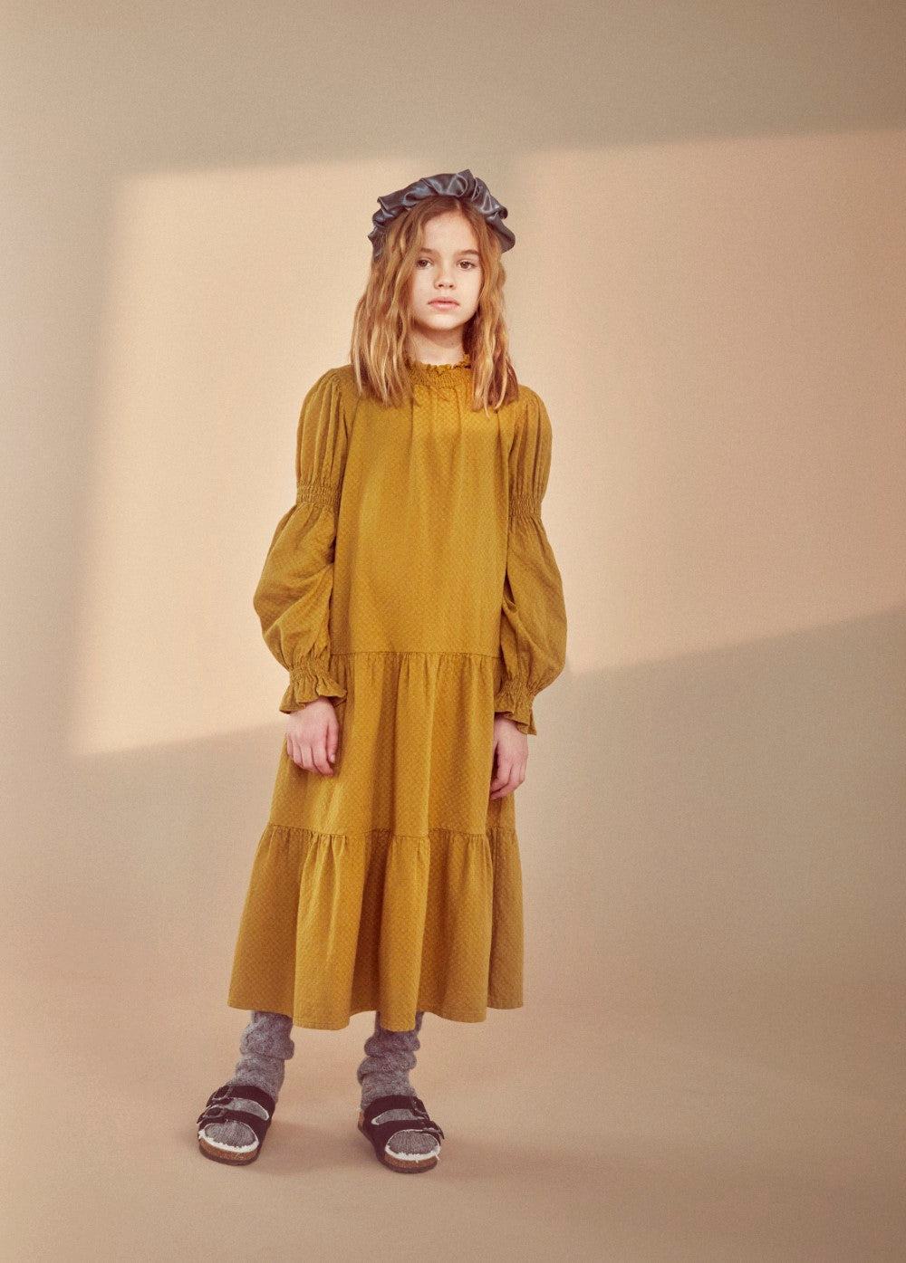 BRIGITTE DRESS OLIVE_SAMPLING