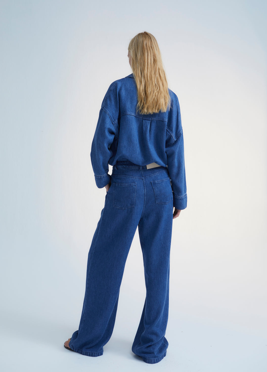 Woodland Denim Woman Pant Blue