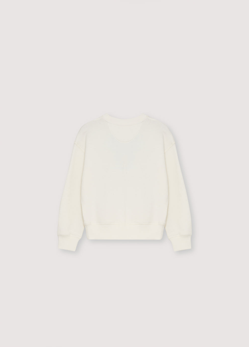 Cotton-elastane fleece sweatshirt with a multicolored brand print on the front. Brushed on the inside and outside.